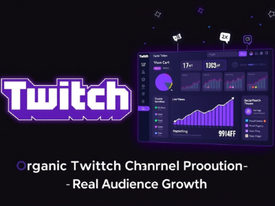 Promote Twitch channel with organic marketing to grow real followers  views