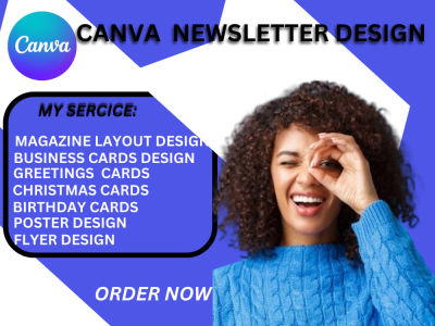 Do canva newsletter poster flyer logo design business flyers canva template