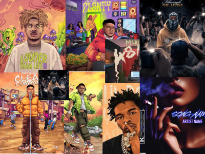 Design music cover art work album cover art work song cover art  music art