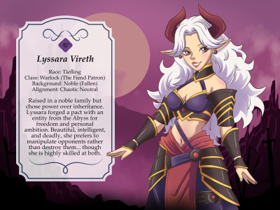 Custom DnD Character Illustration in Fantasy Art Style or Concept Art