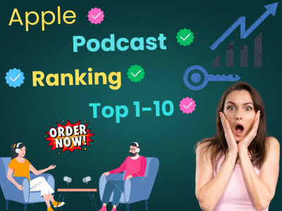 Fast Apple podcast Ranking Top 1-10 > & Organic Download Ratings