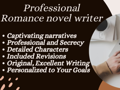 Romance novel, fiction romance ghostwriter