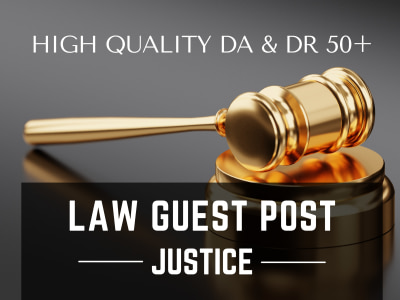 Niche Specific Law Guest Post With Contextual Dofollow Index Backlinks