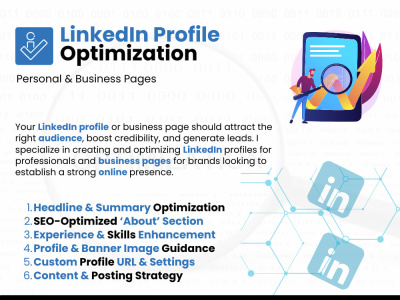 LinkedIn Expert for Profile Creation & Optimization | Personal Branding