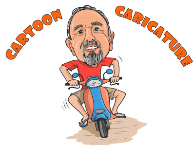 Custom caricatures and cartoon portraits for your photo