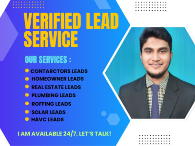 Solar, Homeowner, Real Estate, Contractor, HAVC, Plumbing, Roofing Leads