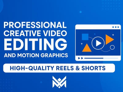 Professional creative video editing and motion graphics