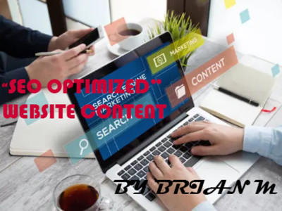 Keyword research and optimized website content writing by SEO expert