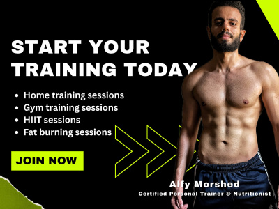 An online Live personal training session based on your goal