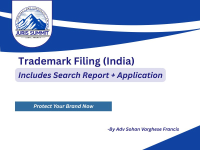 Trademark Search & Filing (India) – Includes Report & TM Application