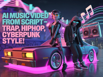 4k Epic HD 3d Ai Music Video Animation in Cinematic Style, Face Swap Videos