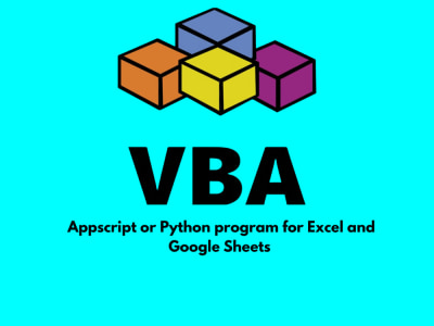 A custom VBA , Appscript or Python program for Excel and Google Sheets