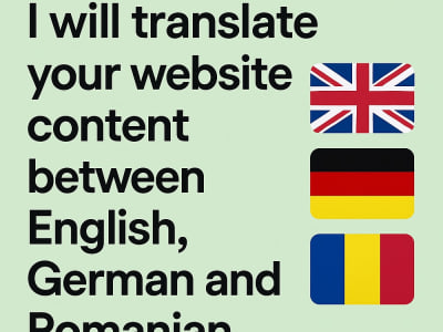 I will professionally proofread texts in English, German and Romanian