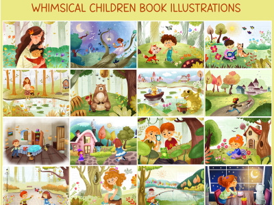 A High quality children book illustration