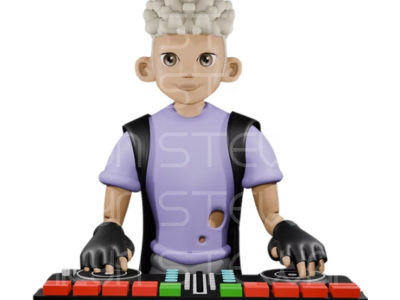 A Custom Low Poly 3D Character for Your Game or Animation