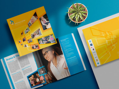 An professional educational brochure