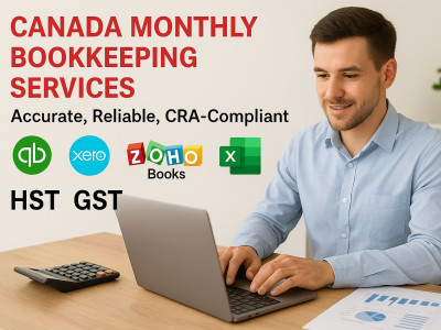 Canada Monthly Bookkeeping Services – Accurate, Reliable, CRA-Compliant