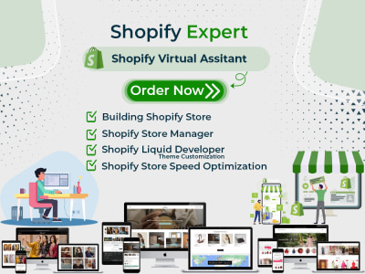 Shopify Virtual Assistant | Shopify Store Manager, Shopify Liquid Developer