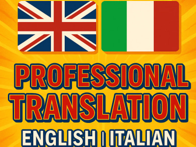 Professional English Italian translation