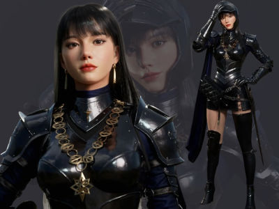 Stylized or realistic 3d character head for metahuman, game, 3d printing