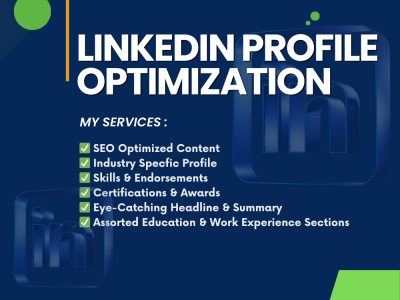 LinkedIn Profile Optimization, Company LinkedIn Page, LinkedIn Branding/SEO