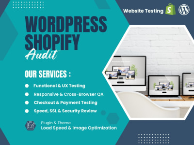 A Website Testing for Shopify & WordPress | UI/UX, Functionality, QA ...
