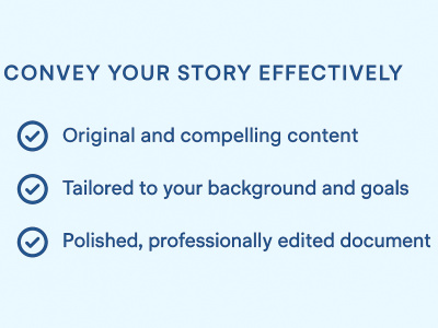 Pro- Consultancy in Crafting your Residency Personal statement 500 words