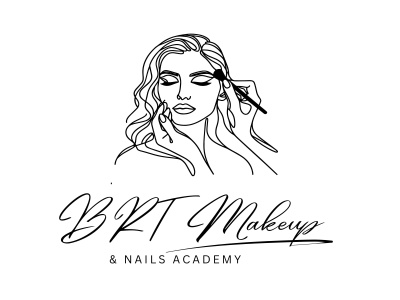 A fantastic make up artist logo design