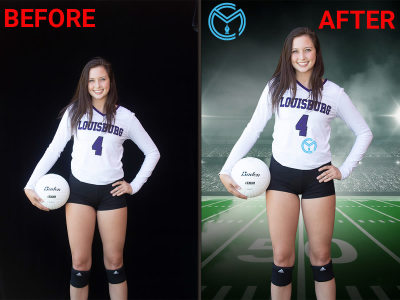 Retouching Sports, Dance, Yoga and Exercise Models/images