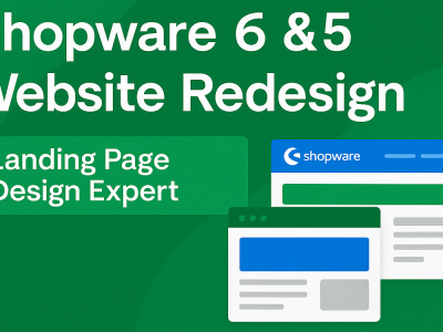 Shopware website design redesign shop update custom plugin theme ...