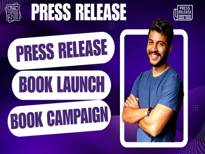 Press release for book launch, book launch event, book marketing campaign