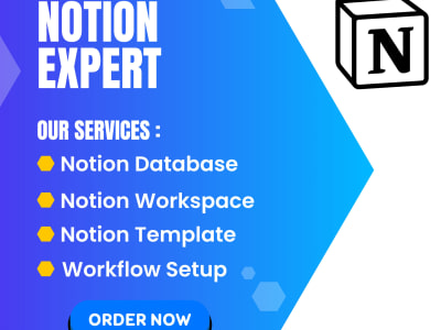Notion template, notion workspace and project management Notion Consultant