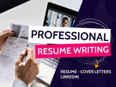 ATS compliant resume writing cover letter, IT, LinkedIn Writing, Marketing