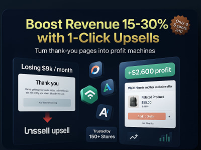 A Shopify post-purchase upsell architect to boost repeat sales 15-30%