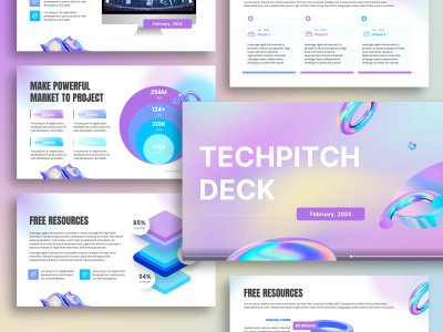 Stunning Fintech Pitch Deck Presentation Design