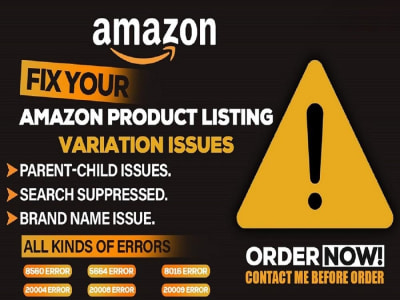 Amazon Catalog Services - Bulk Upload, Flat File, Variation Issue Resolved