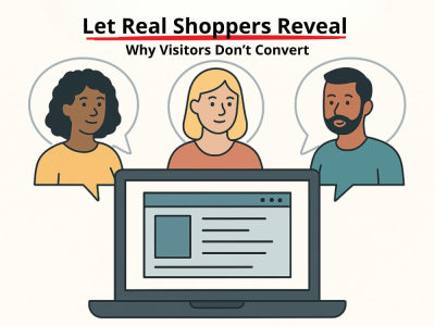 🔍  Recording of Real Shoppers Testing your Website—Focus Group UX Audit
