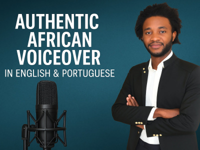 Record an Angolan voiceover in Portuguese or English