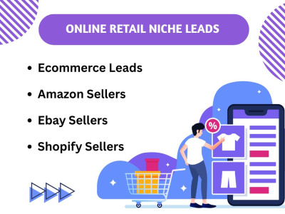 Online Retail Niche Leads - Ecommerce, Amazon, eBay, Shopify Sellers Leads