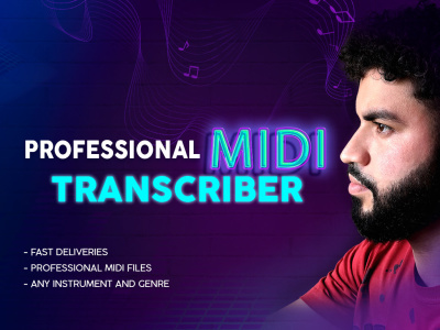 MIDI transcription for any song you need