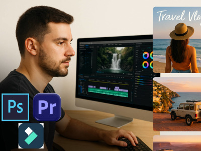 Cinematic Vlog Video Editing with Smooth Cuts, Music & Color Grading