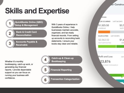 Bookkeeping on QuickBooks Online, Xero, Manager.io and Zoho