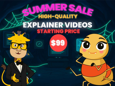 A high-quality 2D animated explainer video with voiceover
