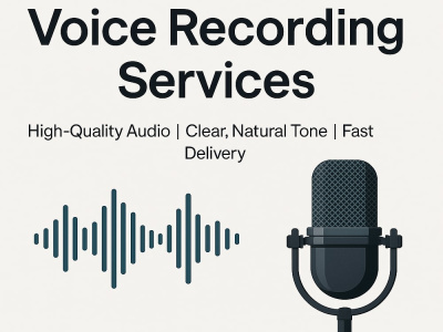Voice Recording in English – Clear, Natural Audio