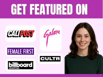 Guest post or featured article on Galore Magazine, Billboard AR & Cali Post
