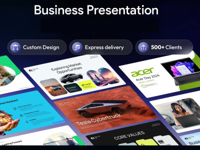 Dazzling Sales Presentation & Pitch Deck