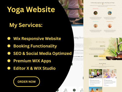 Wix Yoga Website Yoga Studio Website Yoga Instructor Website Yoga Website,