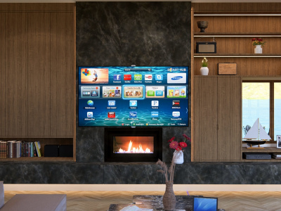 A Photo Realistic Living room Design