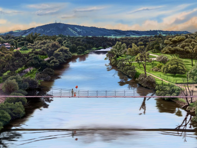 Realistic Natural or Fantasy Landscape Illustration | Painterly Digital Art