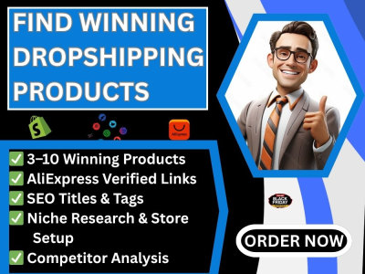 Shopify winning products research dropshipping store aliexpress product